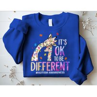 Its Ok To Be Different Autism Awareness Acceptance Be Kind Sweatshirt