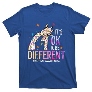 Its Ok To Be Different Autism Awareness Acceptance Be Kind T-Shirt