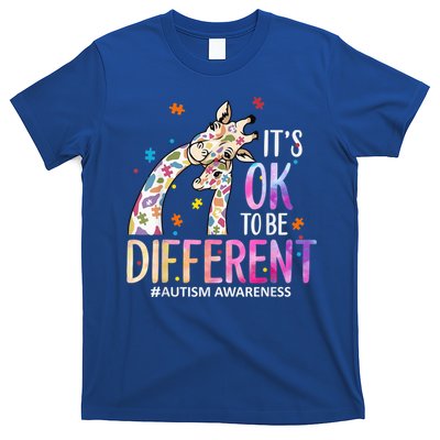 Its Ok To Be Different Autism Awareness Acceptance Be Kind T-Shirt