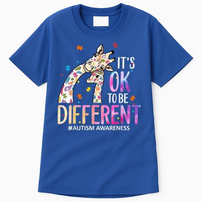 Its Ok To Be Different Autism Awareness Acceptance Be Kind Tall T-Shirt