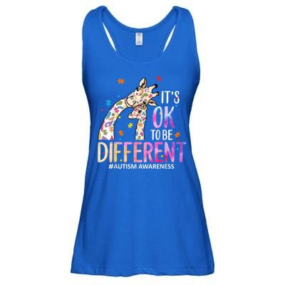 Its Ok To Be Different Autism Awareness Acceptance Be Kind Ladies Essential Flowy Tank