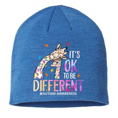 Its Ok To Be Different Autism Awareness Acceptance Be Kind Sustainable Beanie