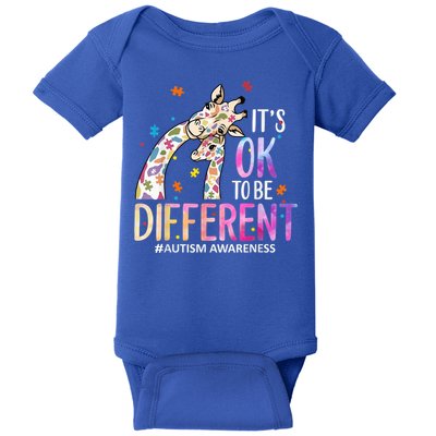 Its Ok To Be Different Autism Awareness Acceptance Be Kind Baby Bodysuit