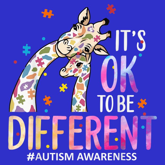Its Ok To Be Different Autism Awareness Acceptance Be Kind Short Acrylic Beanie