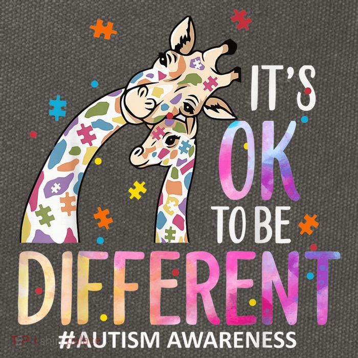 Its Ok To Be Different Autism Awareness Acceptance Be Kind Cotton Canvas Backpack