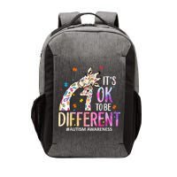 Its Ok To Be Different Autism Awareness Acceptance Be Kind Vector Backpack