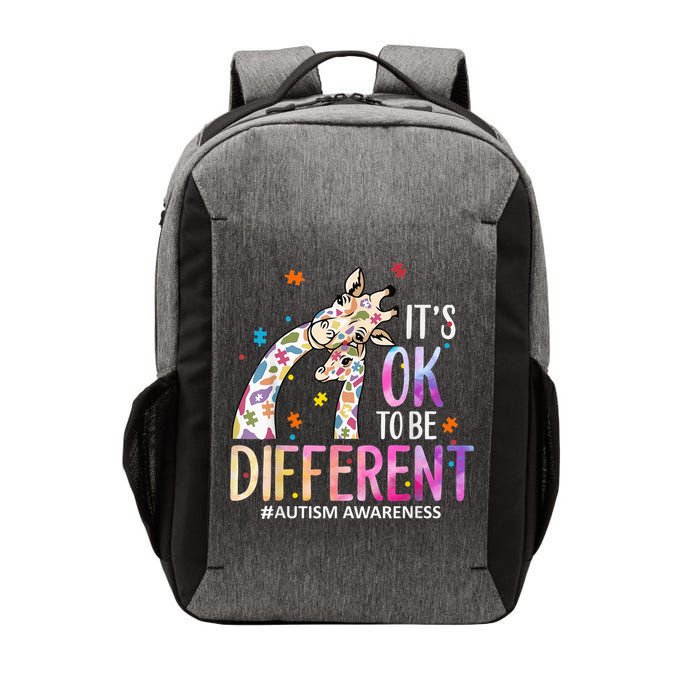 Its Ok To Be Different Autism Awareness Acceptance Be Kind Vector Backpack