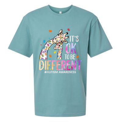 Its Ok To Be Different Autism Awareness Acceptance Be Kind Sueded Cloud Jersey T-Shirt