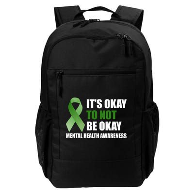 It's Okay To Not Be Okay Mental Health Awareness Ribbon Backpack