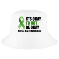 It's Okay To Not Be Okay Mental Health Awareness Ribbon Cool Comfort Performance Bucket Hat