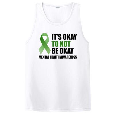 It's Okay To Not Be Okay Mental Health Awareness Ribbon PosiCharge Competitor Tank