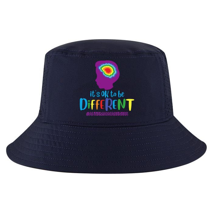 It's OK To Be Different Autism Awareness Cool Comfort Performance Bucket Hat