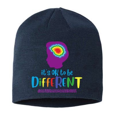 It's OK To Be Different Autism Awareness Sustainable Beanie