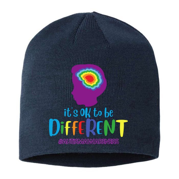 It's OK To Be Different Autism Awareness Sustainable Beanie