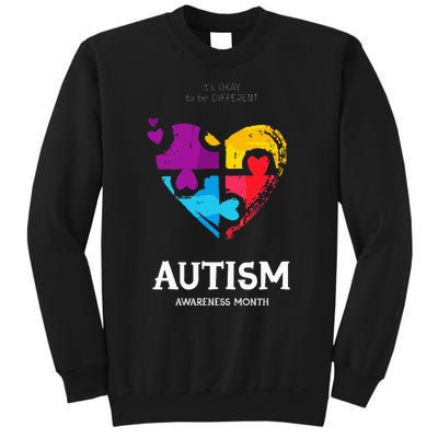 It's Ok To Be Different Autism Awareness Sweatshirt