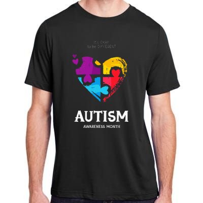 It's Ok To Be Different Autism Awareness Adult ChromaSoft Performance T-Shirt