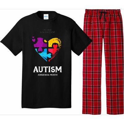 It's Ok To Be Different Autism Awareness Pajama Set