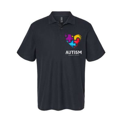 It's Ok To Be Different Autism Awareness Softstyle Adult Sport Polo