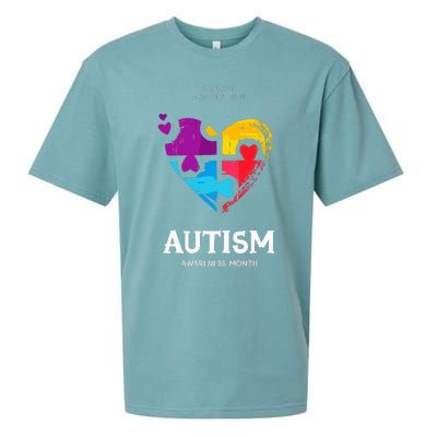 It's Ok To Be Different Autism Awareness Sueded Cloud Jersey T-Shirt