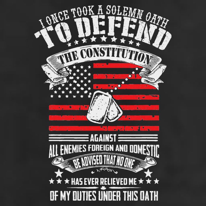 I Once Took A Solemn Oath To Defend Constitution VeternS Da Cool Comfort Performance Bucket Hat