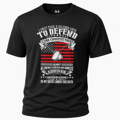 I Once Took A Solemn Oath To Defend Constitution VeternS Da Performance Shirt