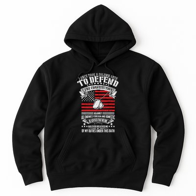 I Once Took A Solemn Oath To Defend Constitution VeternS Da Hoodie