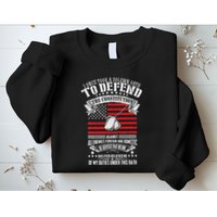 I Once Took A Solemn Oath To Defend Constitution VeternS Da Sweatshirt