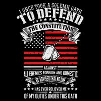 I Once Took A Solemn Oath To Defend Constitution VeternS Da Backpack