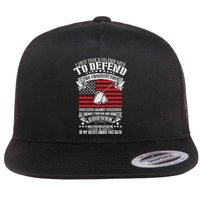 I Once Took A Solemn Oath To Defend Constitution VeternS Da Flatbill Hat