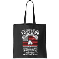 I Once Took A Solemn Oath To Defend Constitution VeternS Da Bag