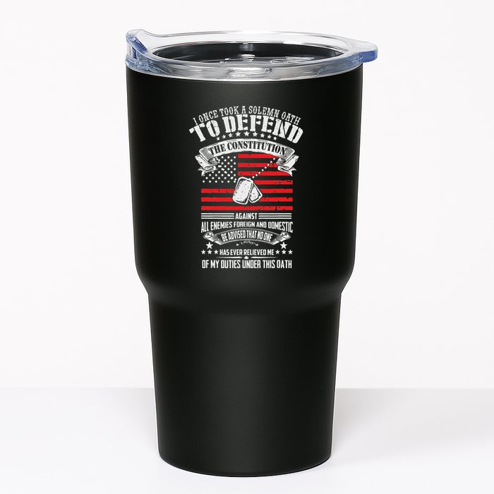 I Once Took A Solemn Oath To Defend Constitution VeternS Da Tumbler