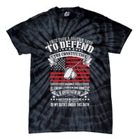 I Once Took A Solemn Oath To Defend Constitution VeternS Da Tie-Dye T-Shirt