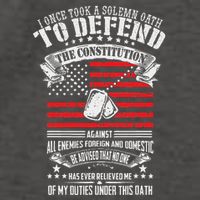 I Once Took A Solemn Oath To Defend Constitution VeternS Da Vector Backpack