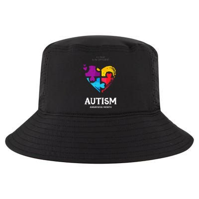 It's Ok To Be Different Autism Awareness Cool Comfort Performance Bucket Hat