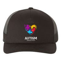 It's Ok To Be Different Autism Awareness Yupoong Adult 5-Panel Trucker Hat