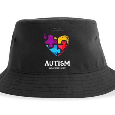 It's Ok To Be Different Autism Awareness Sustainable Bucket Hat