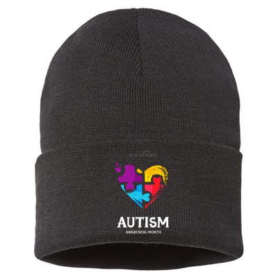 It's Ok To Be Different Autism Awareness Sustainable Knit Beanie