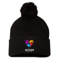 It's Ok To Be Different Autism Awareness Pom Pom 12in Knit Beanie