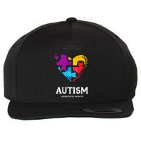 It's Ok To Be Different Autism Awareness Wool Snapback Cap