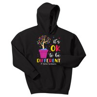 Its Ok To Be Different Plant Pot Autism Awareness Tree Autism Awareness Gifts Kids Hoodie