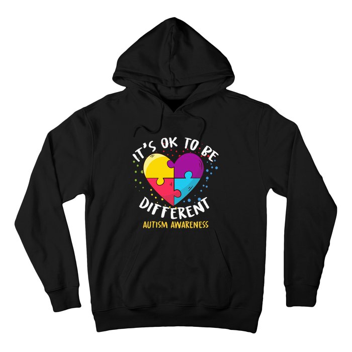 It's Ok To Be Different Autism Awareness Hoodie