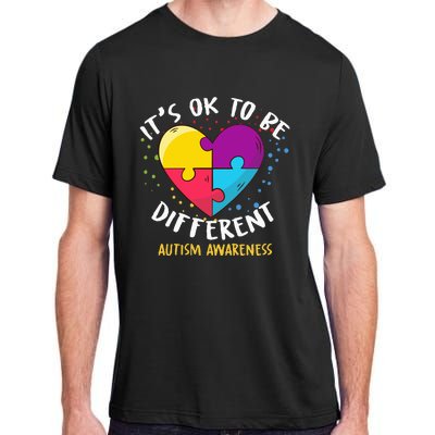 It's Ok To Be Different Autism Awareness Adult ChromaSoft Performance T-Shirt