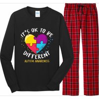 It's Ok To Be Different Autism Awareness Long Sleeve Pajama Set