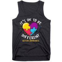 It's Ok To Be Different Autism Awareness Tank Top