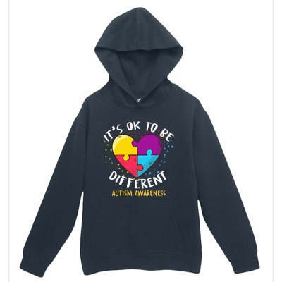 It's Ok To Be Different Autism Awareness Urban Pullover Hoodie