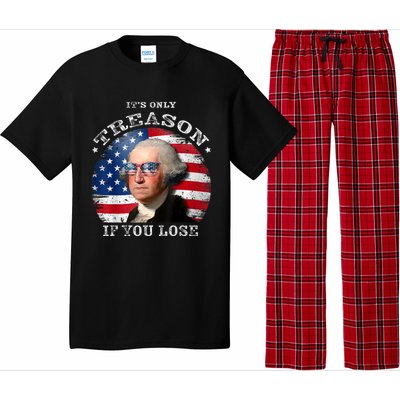 ItS Only Treason If You Lose American Flag Pajama Set