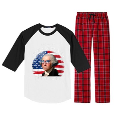 ItS Only Treason If You Lose American Flag Raglan Sleeve Pajama Set