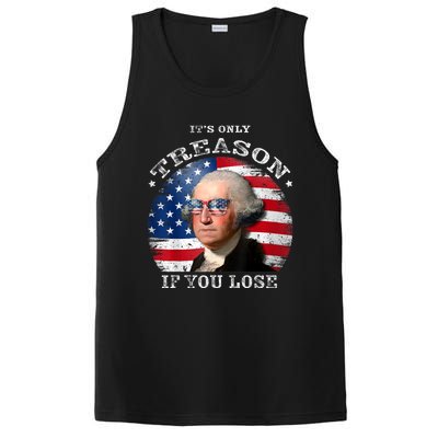 ItS Only Treason If You Lose American Flag PosiCharge Competitor Tank