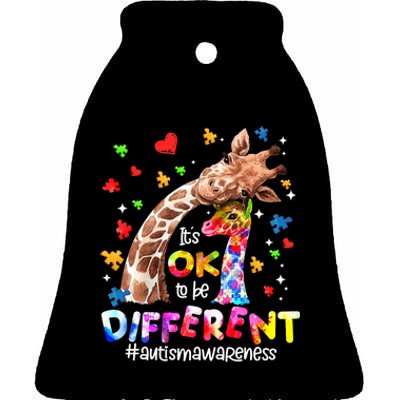 Its Ok To Be Different Autism Mom Mama MotherS Day 2024 Ceramic Bell Ornament