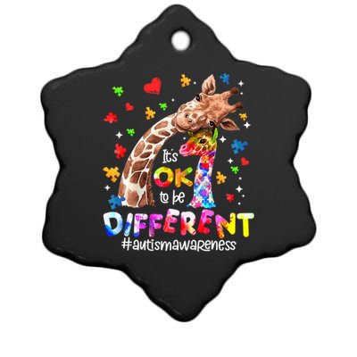 Its Ok To Be Different Autism Mom Mama MotherS Day 2024 Ceramic Star Ornament